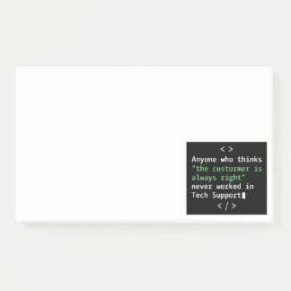 Bloco De Notas Humor de suporte técnico para atendimento ao clien
