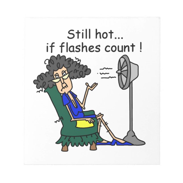 Bloco De Notas Humor do flash quente (Frente)