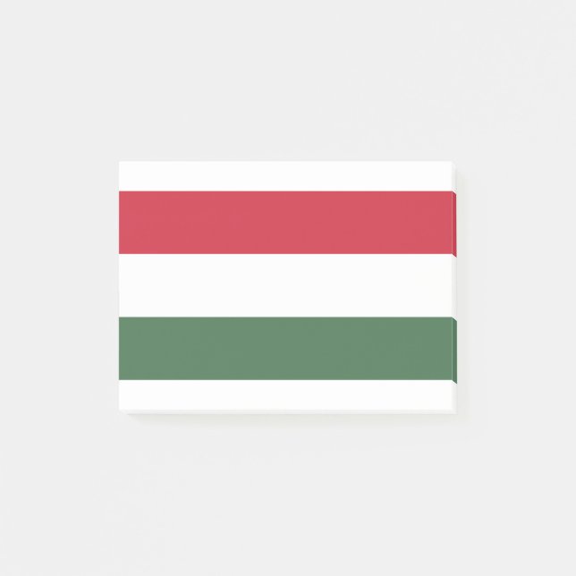Bloco De Notas Hungria Bandeira (Frente)