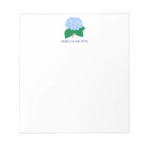 Hydrangea Note Pad
