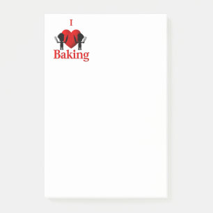 Bloco De Notas I Heart Baking Bakers