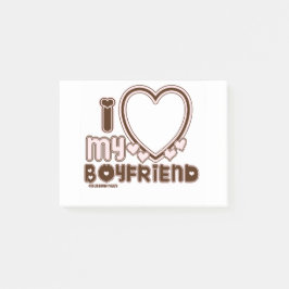 Bloco De Notas i luv Brown bf