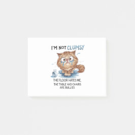 Bloco De Notas I’m Not Clumsy 