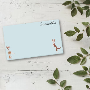 Bloco De Notas Ibizan Hound Podenco Personalizado