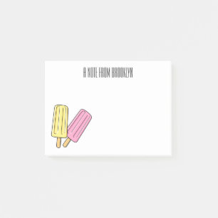 Bloco De Notas Ice pop cartoon