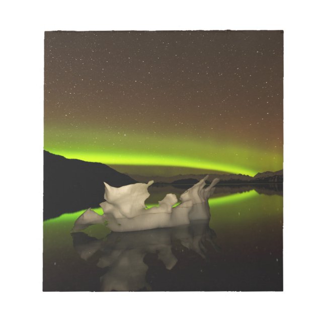 Bloco De Notas Iceberg Aurora (Frente)