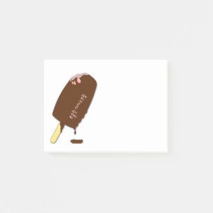 Bloco De Notas Icecream de Chocolate Coreano
