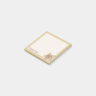 Bloco De Notas Ícone Flor Vanilla