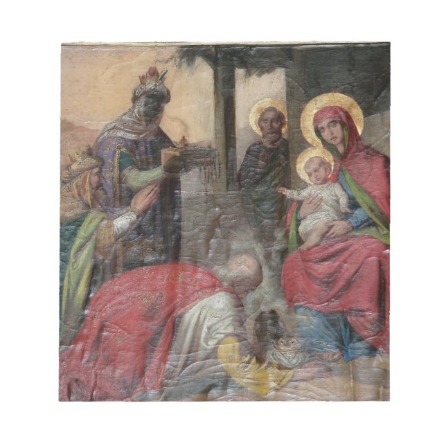 Bloco De Notas Iconografia ortodoxa sérvia na Igreja de Valjevo.  (Frente)