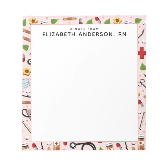 Bloco De Notas Ideias de Presentes para Enfermeiros (Frente)