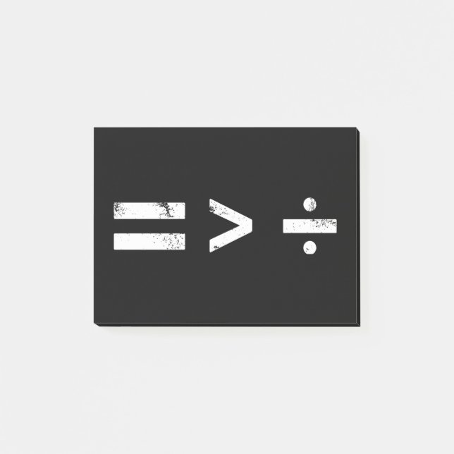 Bloco De Notas Igualdade É Maior Que DivisãoJustiça Social (Frente)