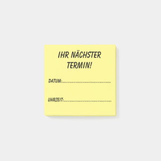 Bloco De Notas Ihr nächster Termin!