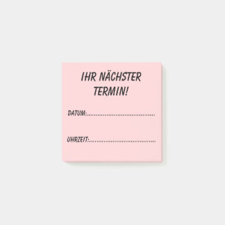 Bloco De Notas Ihr nächster Termin!