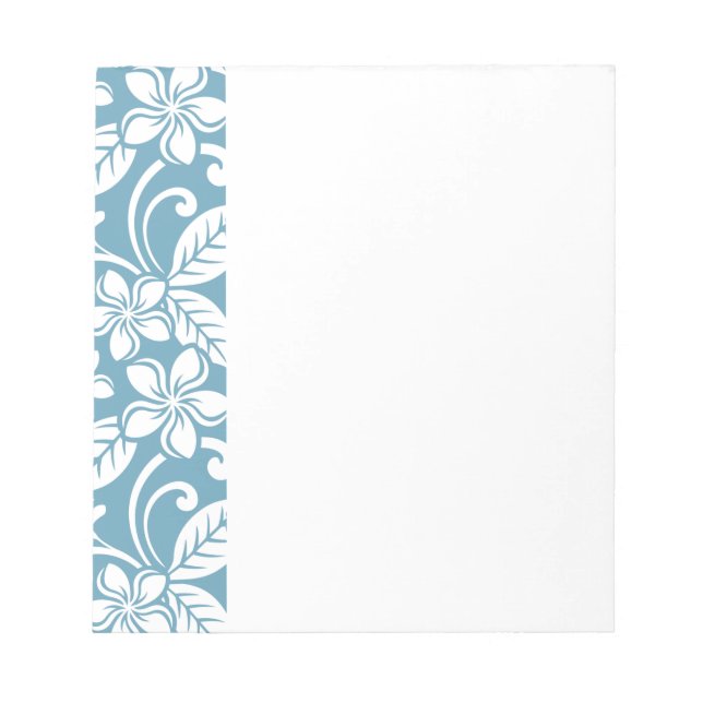 BLOCO DE NOTAS ILHA PLUMÉRIA (AZUL SLATE) (Frente)