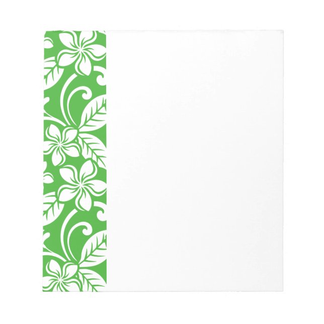 BLOCO DE NOTAS ILHA PLUMÉRIA (CITRUS VERDE) (Frente)