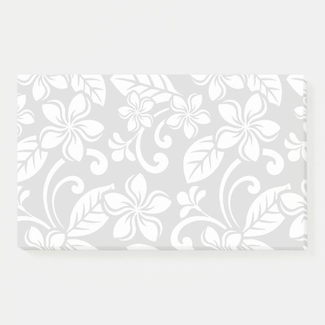 BLOCO DE NOTAS ILHA PLUMERIA (PRETO) (Frente)