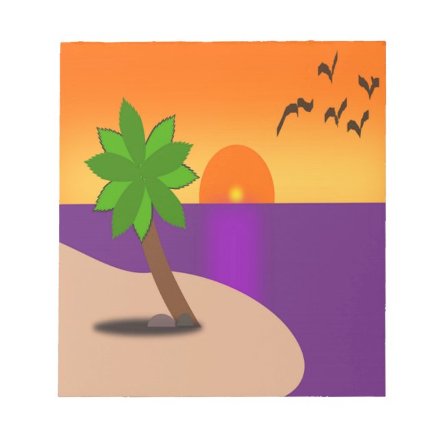 BLOCO DE NOTAS ILHA TROPICA (Frente)