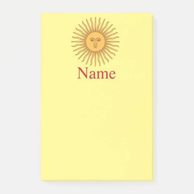 Bloco De Notas Ilustração artística de rosto de Sol Thunder_Cove (Frente)