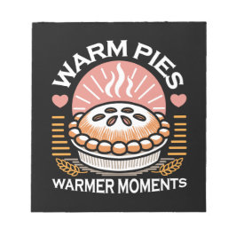 Bloco De Notas Ilustração da tarte: Momentos Quentes de Tempos Qu