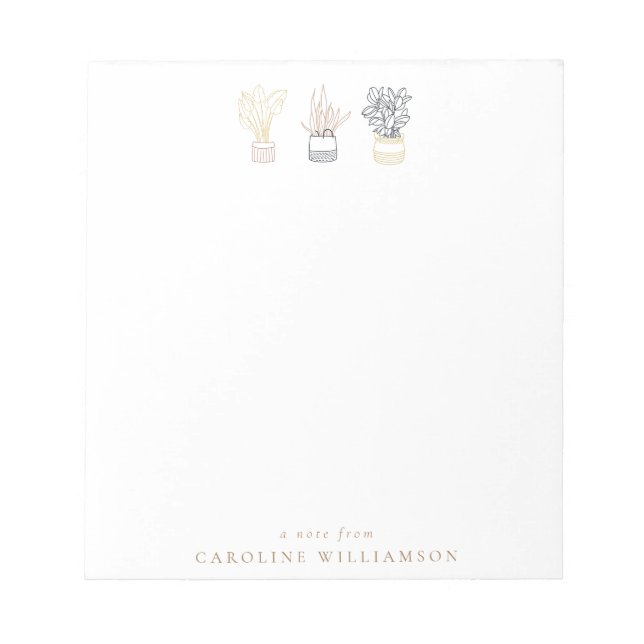 Bloco De Notas Ilustração de Arte de Linha de Fábrica Personaliza (Frente)