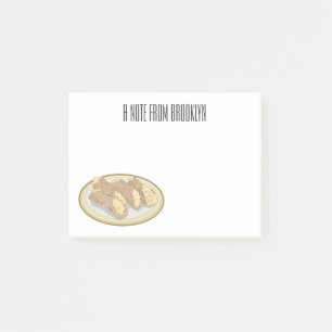 Bloco De Notas Ilustração de desenho animado de Cannoli