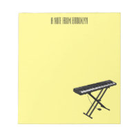 Ilustração de desenho de piano de teclado