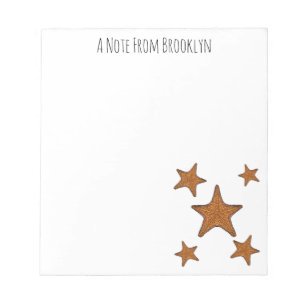 Bloco De Notas Ilustração de desenho de Starfish