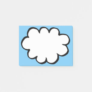 Bloco De Notas Ilustração de Nuvem Fofa