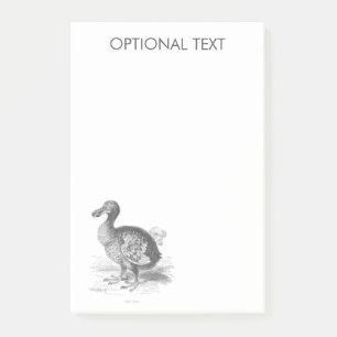 Bloco De Notas Ilustração de Pássaro Dodo