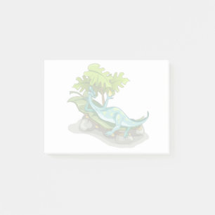 Bloco De Notas Ilustração De Um Banho De Sol Iguanodon.