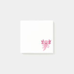 Bloco De Notas Ilustração Engraçada Axolotl