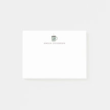 Ilustração Personalizada Da Xícara De Café Sage 