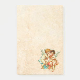 Bloco De Notas Ilustração Vintage Ephemera Angel Cherubs
