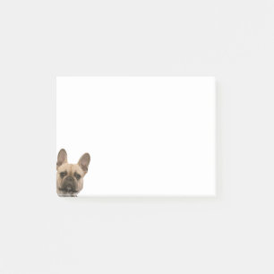 Bloco De Notas Imagem bonito da cara da foto do buldogue francês