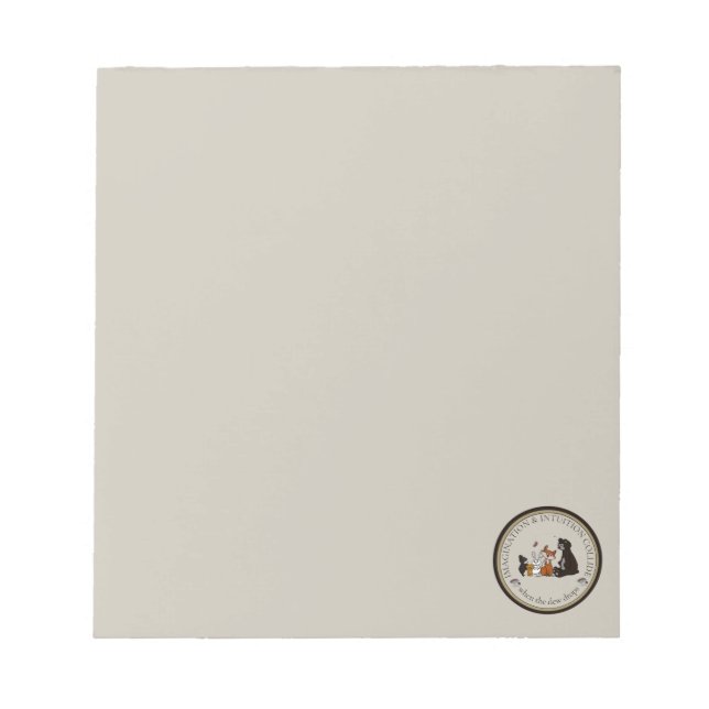 Bloco De Notas Imagination & Intuition Collide Notepad (Frente)