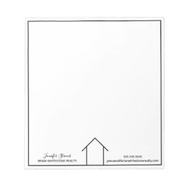 Bloco De Notas Imobiliário Empresa Personalizada Simples