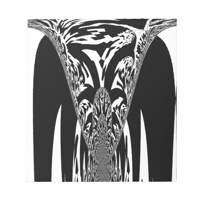 Bloco De Notas Impressão de Abstrato de arte africana (Frente)