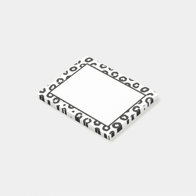 Bloco De Notas Impressão de leopardo (Inclinado)