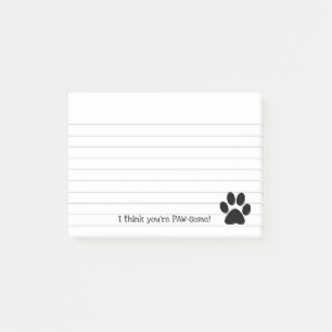 Bloco De Notas Impressão de Paw Paw