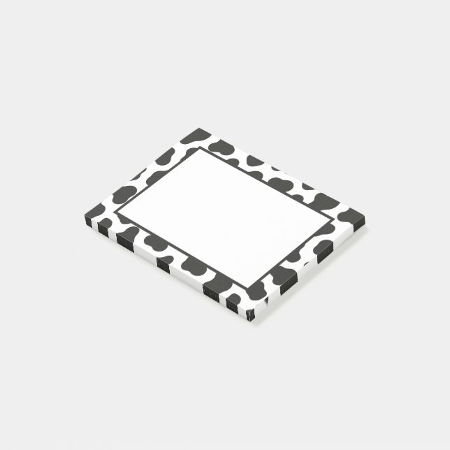 Bloco De Notas Impressão de Vaca (Inclinado)