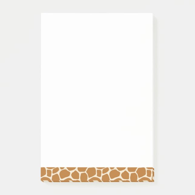 Bloco De Notas Impressão do girafa (Frente)