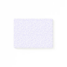 Impressão Lilac-Leopardo Roxo Branco