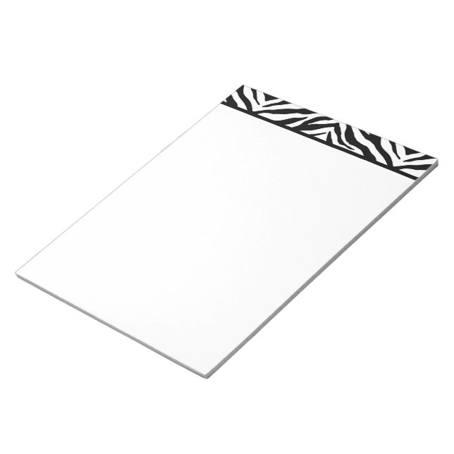 Bloco De Notas Impressão Notepad-Zebra (Inclinado)