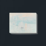 Bloco De Notas Impressão Sunrise Claude Monet<br><div class="desc">Pintura do Impressionismo Monet - O nome dessa pintura é Impressão,  Sunrise,  famosa pintura do impressionista francês Claude Monet pintada em 1872 e mostrada na exposição de impressionistas em Paris em 1874. Sunrise mostra o porto de Le Havre.</div>
