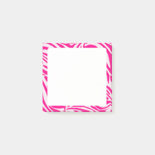 Bloco De Notas Impressão zebra rosa
