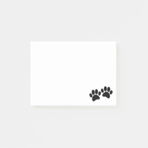 Bloco De Notas Impressões de papoilas pretas de desenho animado