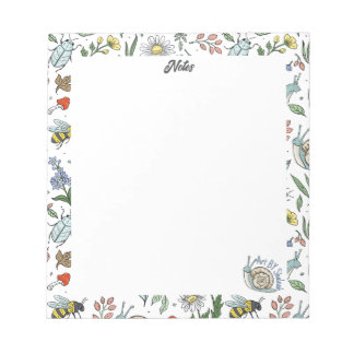 Bloco De Notas In the Garden Notepad