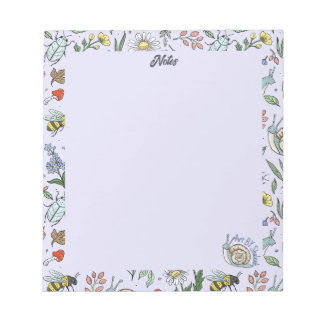 Bloco De Notas In the Garden Notepad