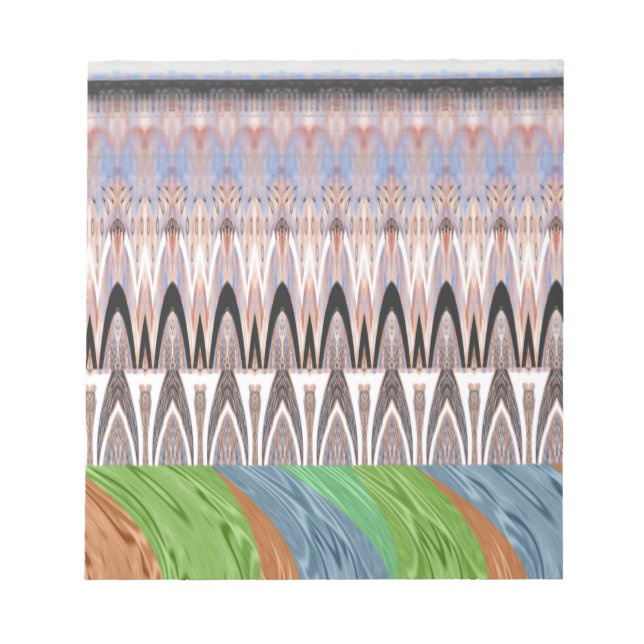 Bloco De Notas Incrível Impressão de padrões de Abstrato (Frente)