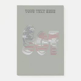 Bloco De Notas Incrível Único Militar Patriótico